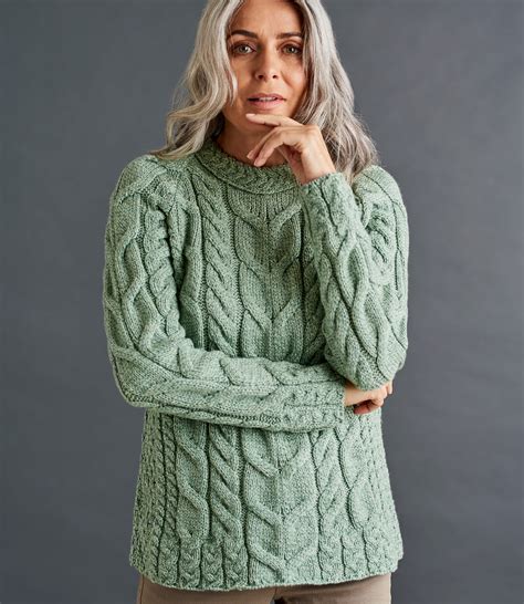 Green Sweaters for women .